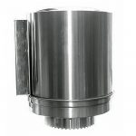 Pappersdispenser i rostfritt stål