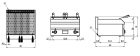 Lavastensgrill gas 11kW, 600x600mm - Bild 3