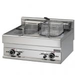 Elektrisk fritös 10+10 liter, bänkmodel, 18 kW