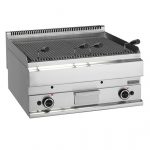 Lavastengrill gas, bänkmodell - 2x 5,5kW