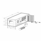 Kolfiltrering och luftrenare med direktmotor, 2500 m³/h - Bild 2