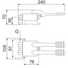 Blandare fotkontroll för kall/varm vatten - Bild 2