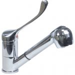 Engrepps kökblandare med utdragbar duschhandtag