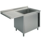 Diskbänk för diskmaskin, gångjärnsdörr, 1 ho till höger, 700mm djup - Bild 2