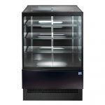 Värmedisk med 3 hyllor och vertikalt frontglas, 1500mm