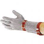 Stålhandske lång, storlek M