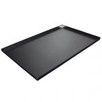 Bakplåt aluminium, 60×40cm - 4 sidor 90 °, termoplastbeläggning