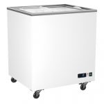 Frysbox 208 L, glasskjutluckor, -14°/-24°C