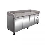 Pizzabänk 3 dörrar - 2025×800×1000mm