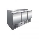 Salladskyl 3 dörrar med lock - GN1/1