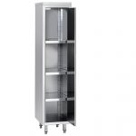 Högskåp med gångjärnsdörr, 3 hyllor, 600mm djup