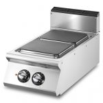 Elektrisk spis 2 fyrkantiga plattor, 40x73cm