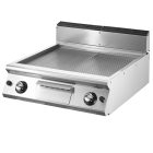 Stekhäll gas 12kW, räfflad, 80x73cm