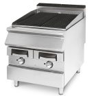Vattengrill gas 15kW, vändbart gjutjärnsgaller, 80x73cm
