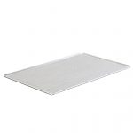 Bakplåt aluminium, 60×40cm - 4 sidor 45 °, perforerad