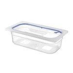 Lid for GN containers made of polypropylene, with seal Gastronorm containers polypropylene
