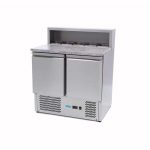 Salladskyl med 2 dörrar