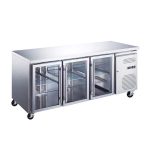 Kylbänk - 180cm - 3 glasdörrar