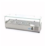 Kylränna för beredning på bänkskiva 120 cm - passar 4 x 1/3 GN