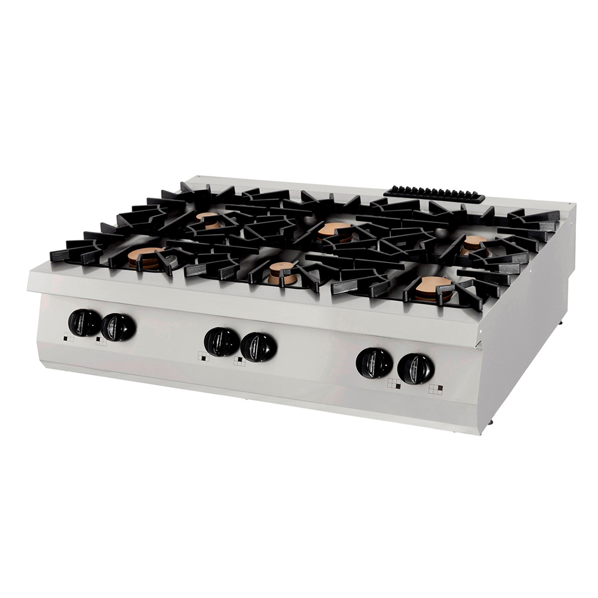 7865n11290320.jpg Premium Cooker - 6 brännare - Gas - Trippel enhet - Bild 1